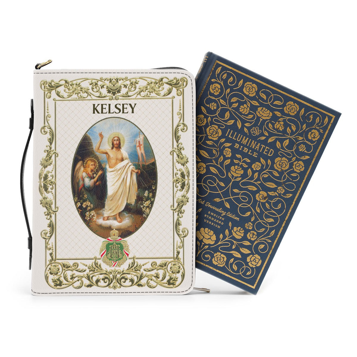 Bless The Lord O My Soul Bible Case, Leather Bible Cover With Zipper, Worship Members Gift, Christian Gift, Bible Covers Jesus Gifts